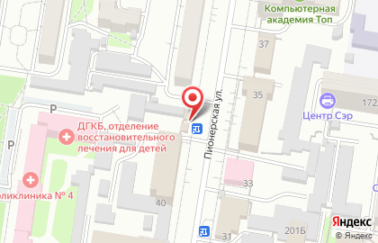 Продовольственный магазин Метро на карте