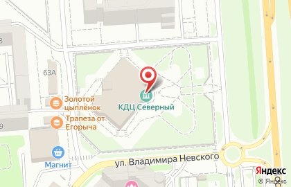 Культурно-досуговый центр Северный в Коминтерновском районе на карте