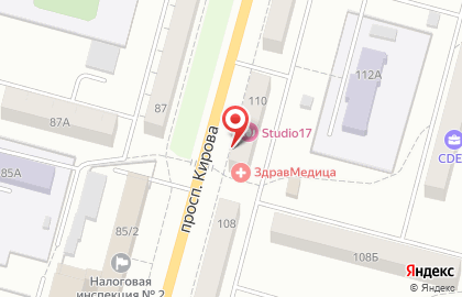 Магазин Модное рукоделие на проспекте Кирова на карте