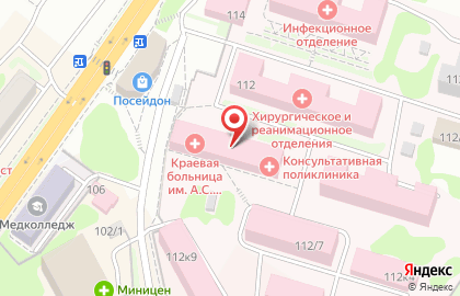 Камчатская краевая больница им. А.С. Лукашевского на карте