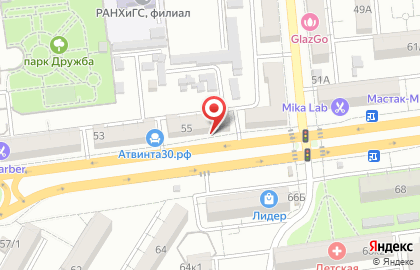 Парикмахер на карте
