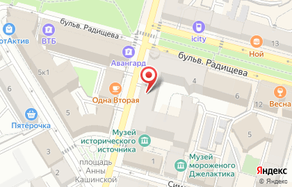 СЕЗАМ на бульваре Радищева на карте