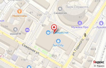 Гипермаркет DNS в ТЦ Sun City на карте