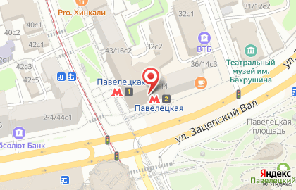 Билетная касса Ticketland на улице Зацепский Вал на карте
