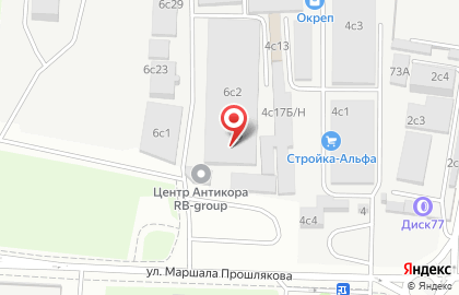 Компания MyClinic на улице Маршала Прошлякова на карте