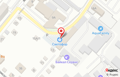 Магазин низких цен Светофор в Заводском районе на карте