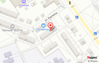 Межведомственный учетный центр на улице Баумана на карте