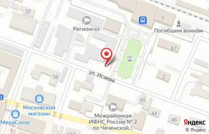 Продуктовый магазин в Грозном на карте