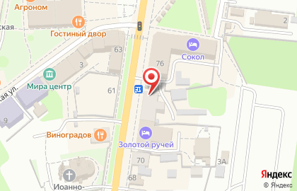 Нотариус Дубынина Н.В. на улице Ленина на карте