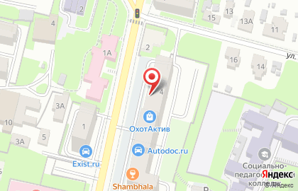 Торгово-монтажная компания Горизонт на Калинина на карте
