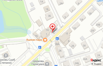 Магазин Гурман в Ленинградском районе на карте