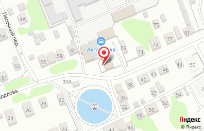 Автошкола ДОСААФ России на улице Свердлова на карте