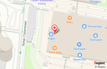 Дом текстиля Togas на метро Мякинино на карте