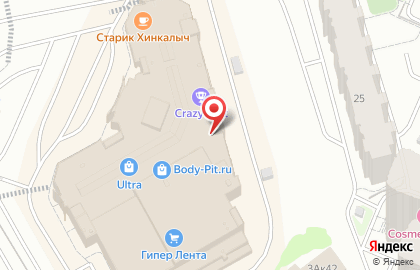Гипермаркет товаров для офиса и школы ОфисМаг на Бакалинской улице на карте