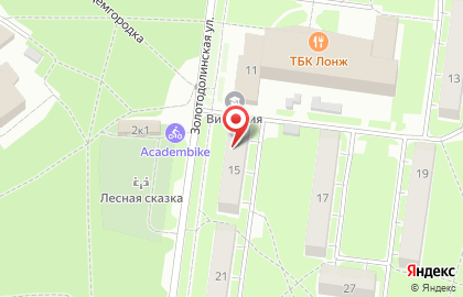 Ремонтная мастерская на Золотодолинской улице на карте