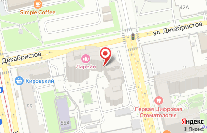 ЗАО УралПриватБанк на улице Декабристов на карте