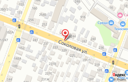 Магазин отопления ГАЗТЕПЛОТОРГ на Соколовой улице на карте