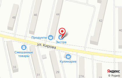 Магазин Экстра на улице Кирова на карте