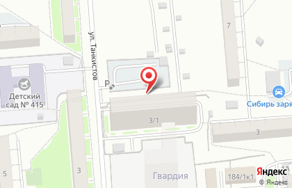 Строящиеся объекты, ЖСК На Танкистов на карте