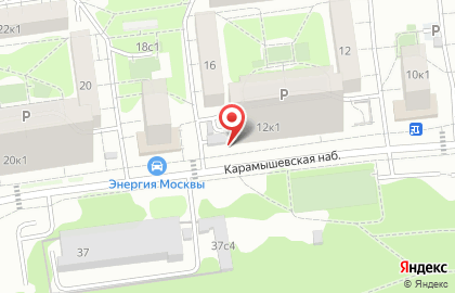 Автостоянка в Москве на карте