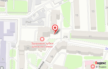 Салон-парикмахерская Инь-Янь на улице Тельмана на карте