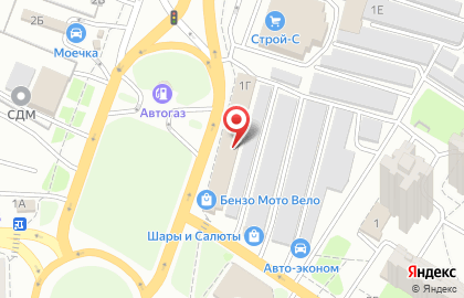 Магазин автомасел и автохимии в Ленинском районе на карте