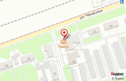 Бар Товиус на карте