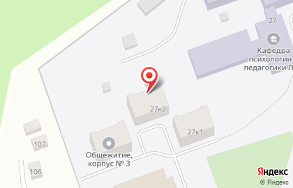 Общежитие, Ленинградский государственный университет им. А.С. Пушкина на карте