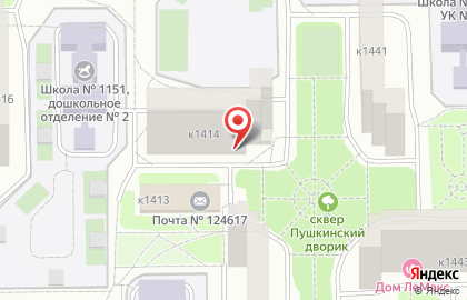 Культурный центр Доброволец в Зеленограде на карте