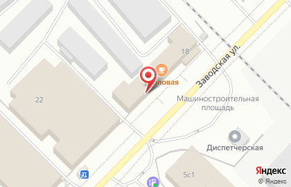 Салон штор Шантоне на Заводской улице на карте