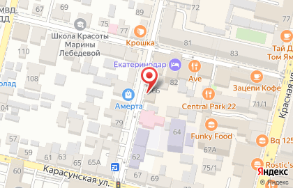 Кофейня Sova на Рашпилевской улице на карте