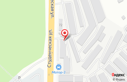 Гаражный кооператив Мотор-2 на карте