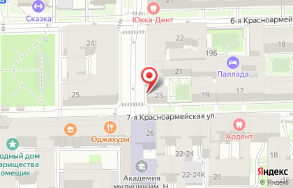 Магазин РосАл на Технологическом институте I на карте