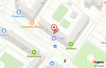 Стоматология Дентал-Люкс на улице Валерии Гнаровской на карте
