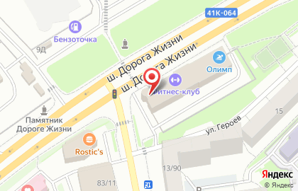 Магазин штор в Санкт-Петербурге на карте