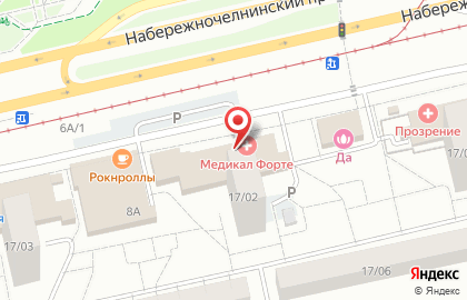 Камский коммерческий банк на Набережночелнинском проспекте на карте