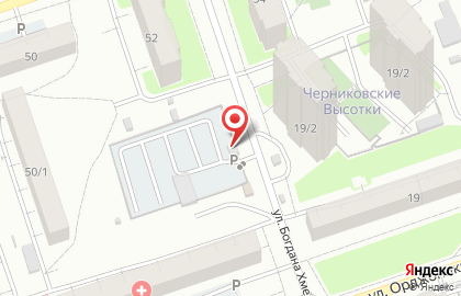 Автостоянка в Уфе на карте