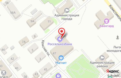 Россельхозбанк в Курске на карте
