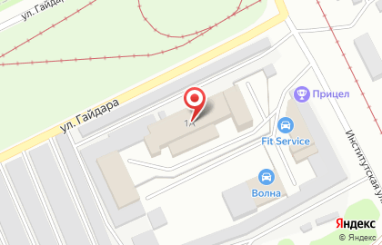 Сибирский экспертный центр на улице Гайдара на карте