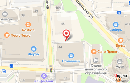 Магазин женской одежды Жизель в Советском районе на карте