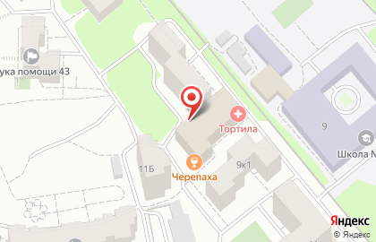 Сауна Черепаха в Кирове на карте