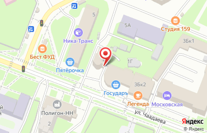 ООО Стальпром на улице Чаадаева на карте