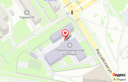 СГГА на Российской улице на карте