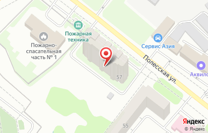 Торгово-строительная компания Жилищные технологии на Полесской улице на карте