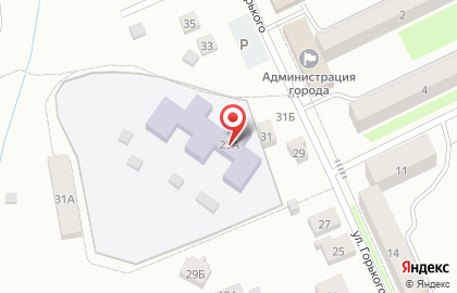 Детский сад Ласточка на улице Горького на карте