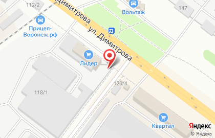 Киоск быстрого питания Русский аппетит на улице Димитрова, 118 на карте