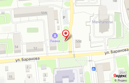 Мастерская по ремонту обуви на улице Баранова на карте