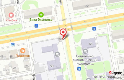Бистро на ул. Ленина, 59а на карте