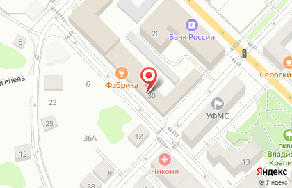 Устричный ресто-бар Lodka на улице Урицкого на карте