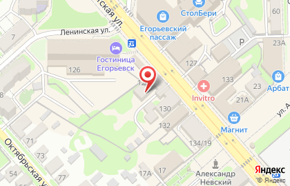 Торгово-сервисный центр Dns на Советской улице в Егорьевске на карте